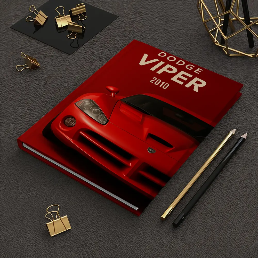 Dodge Viper Red Sports Car Front View – Notebooks