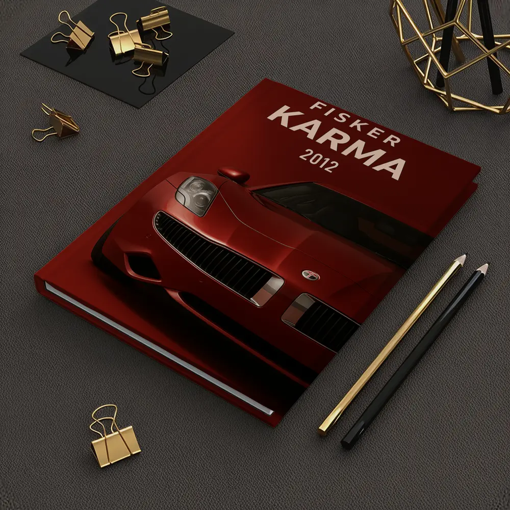 Fisker Karma 2012 Red Dark Background – Notebooks
