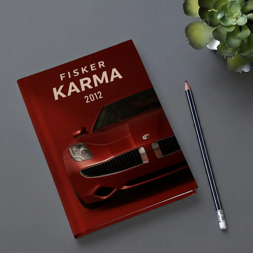 Fisker Karma 2012 Red Dark Background – Notebooks