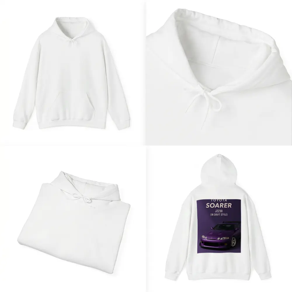 Toyota Soarer JZZ30 Purple Drift Style Art – Hoodies