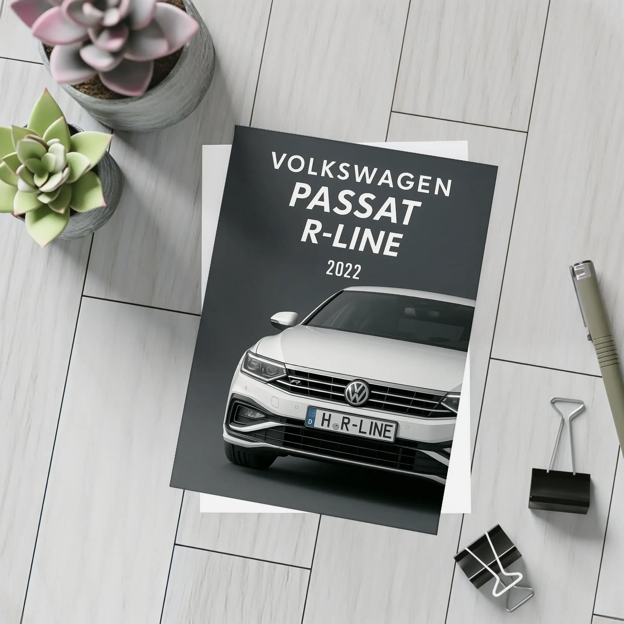 Volkswagen Passat R-Line Dark Studio – Postcards