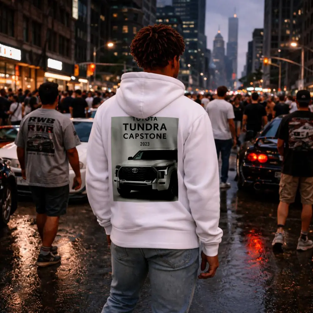 2023 Toyota Tundra Capstone White Truck – Hoodies