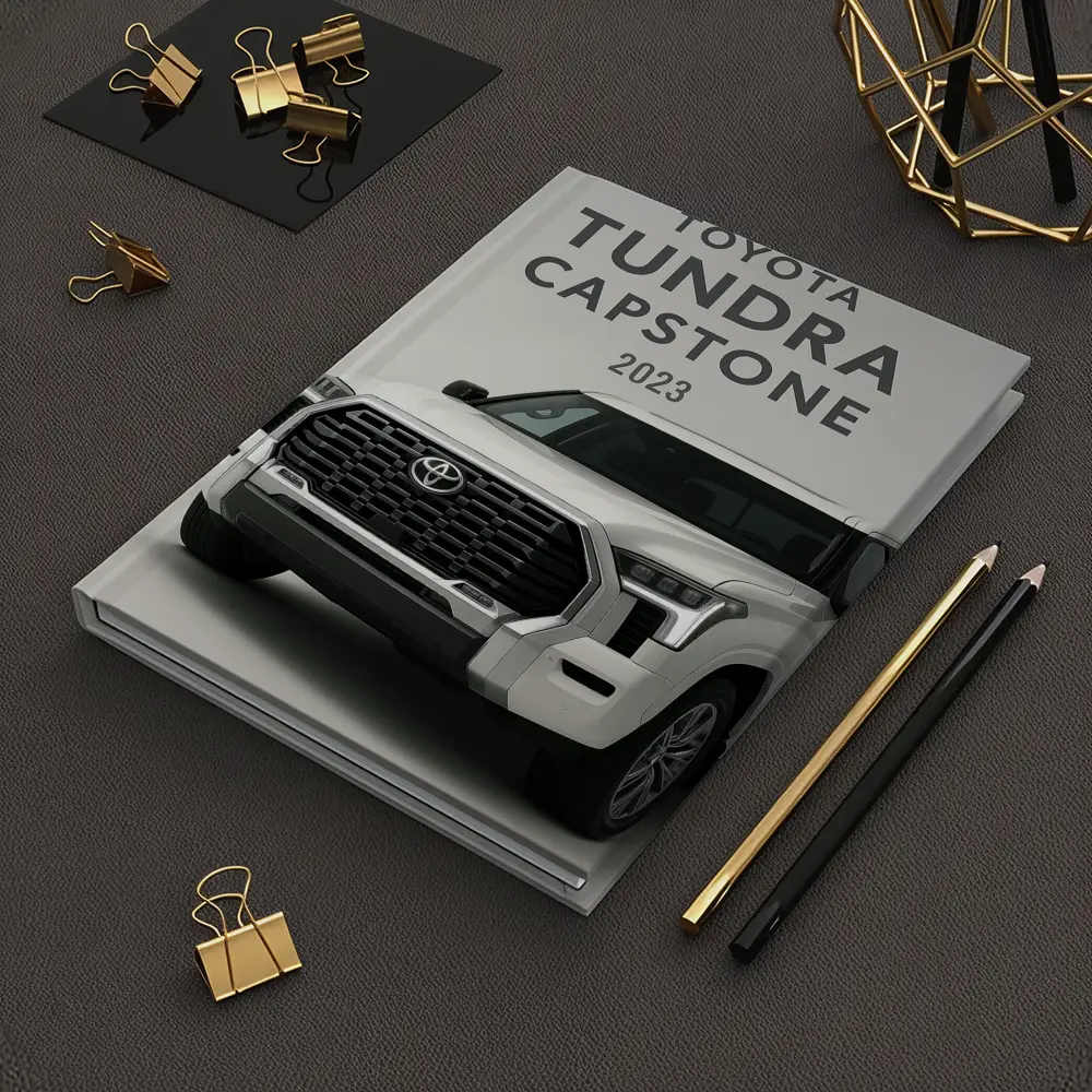 2023 Toyota Tundra Capstone White Truck – Notebooks