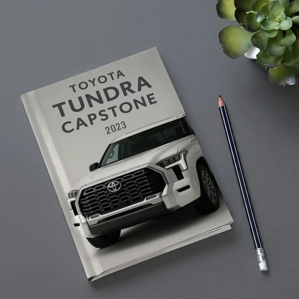 2023 Toyota Tundra Capstone White Truck – Notebooks