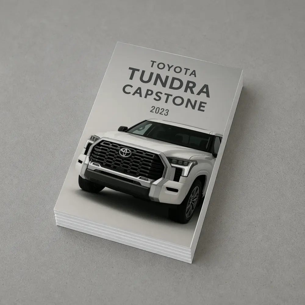 2023 Toyota Tundra Capstone White Truck – Postcards
