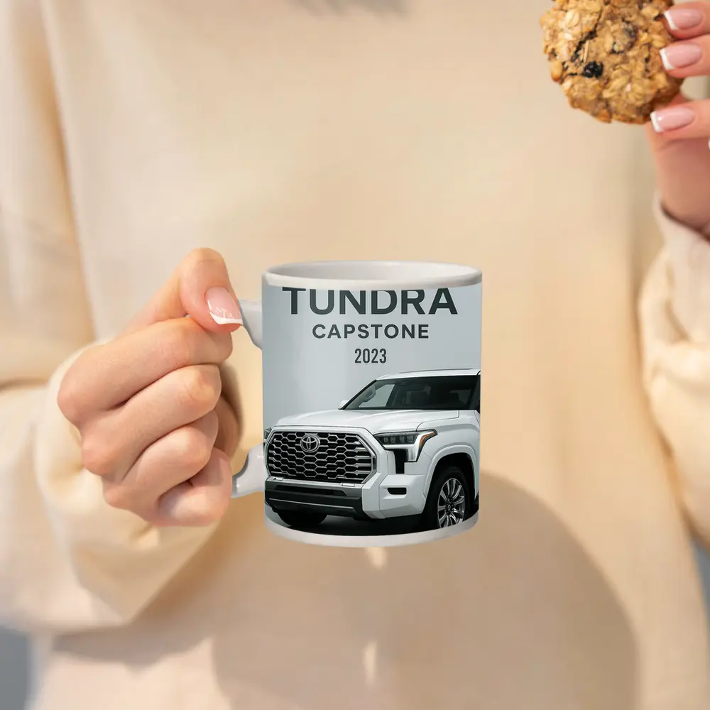 2023 Toyota Tundra Capstone White Truck – Mugs