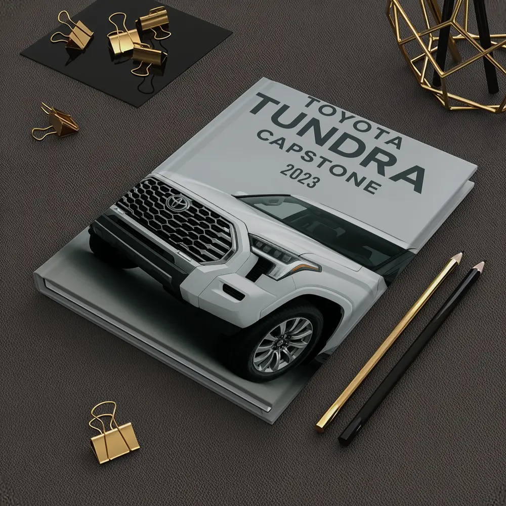 2023 Toyota Tundra Capstone White Truck – Notebooks