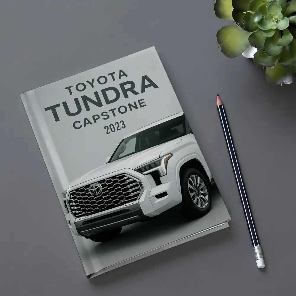 2023 Toyota Tundra Capstone White Truck – Notebooks