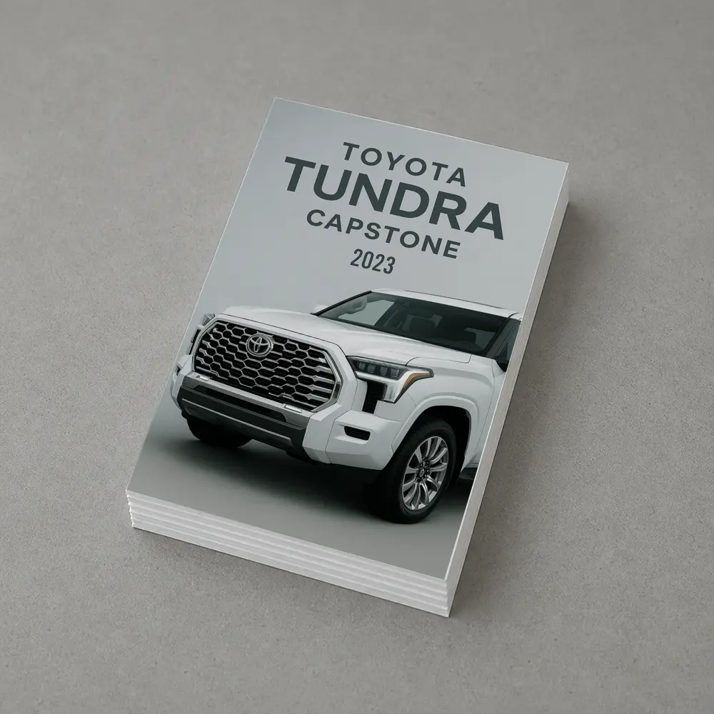 2023 Toyota Tundra Capstone White Truck – Postcards