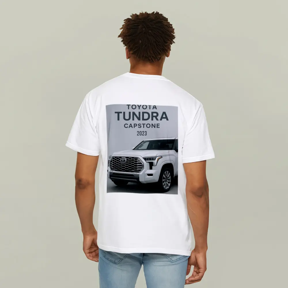 2023 Toyota Tundra Capstone White Truck – T-Shirts