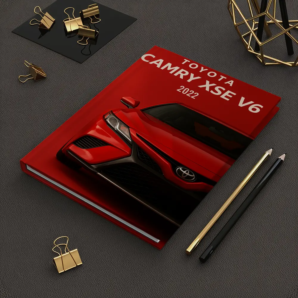 Toyota Camry XSE V6 Red Bold Front – Notebooks