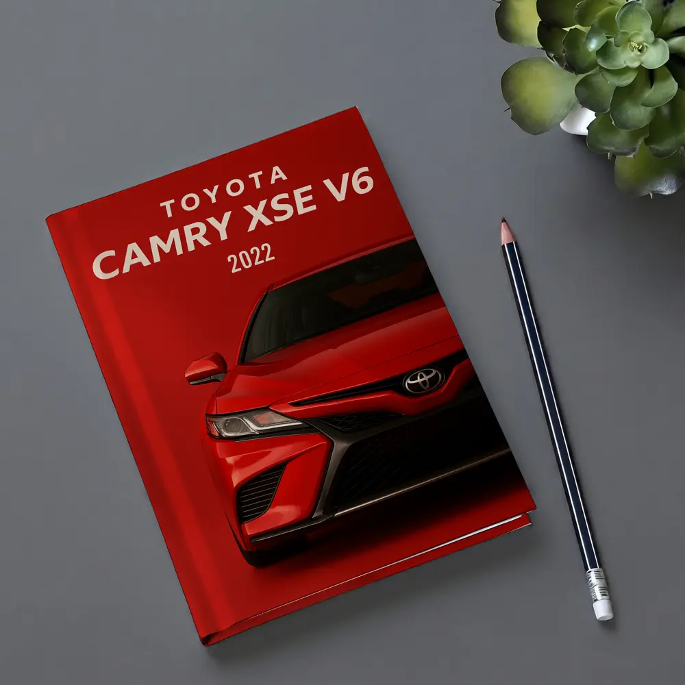 Toyota Camry XSE V6 Red Bold Front – Notebooks