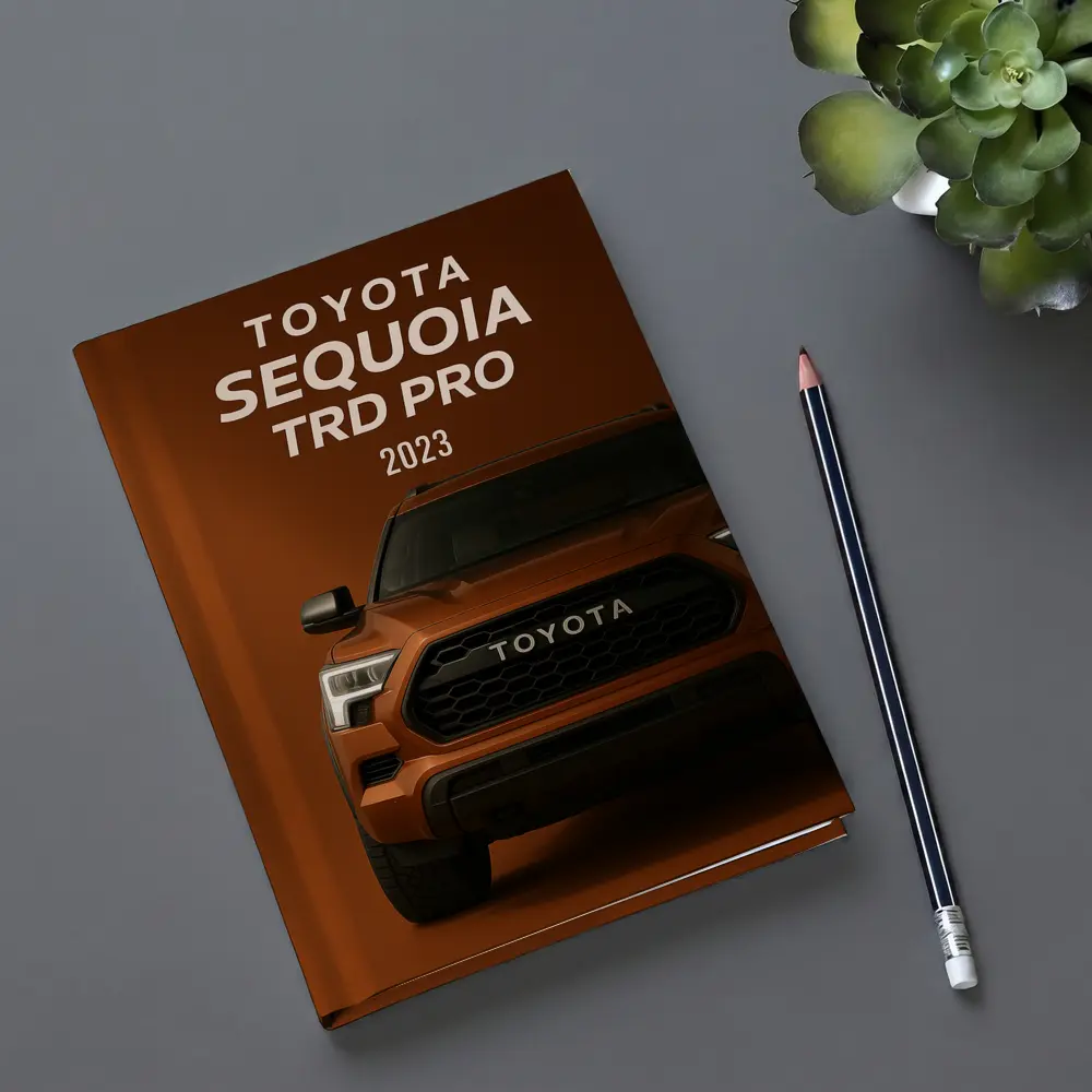 2023 Toyota Sequoia TRD Pro Orange – Notebooks