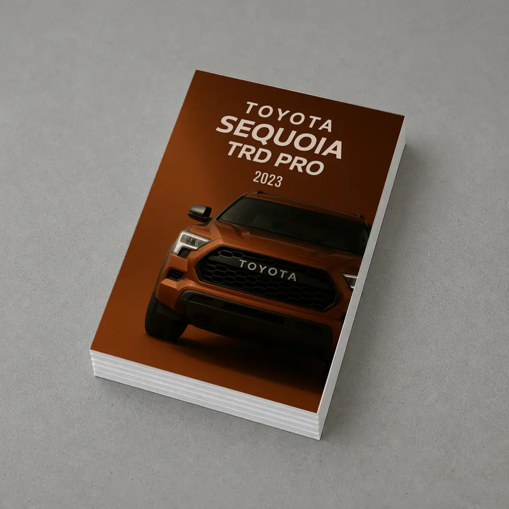2023 Toyota Sequoia TRD Pro Orange – Postcards
