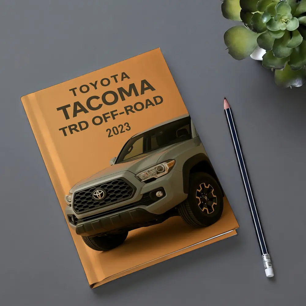 Toyota Tacoma TRD Off Road Orange Background – Notebooks