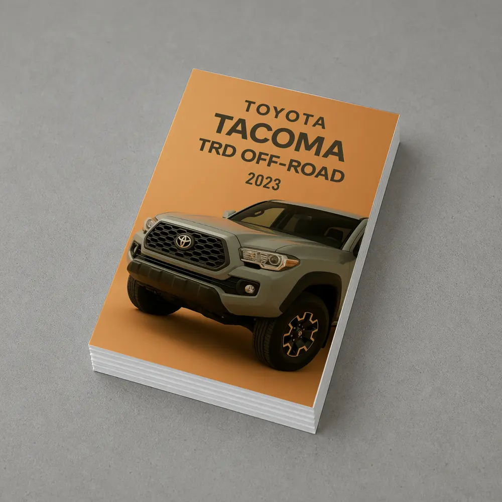 Toyota Tacoma TRD Off Road Orange Background – Postcards