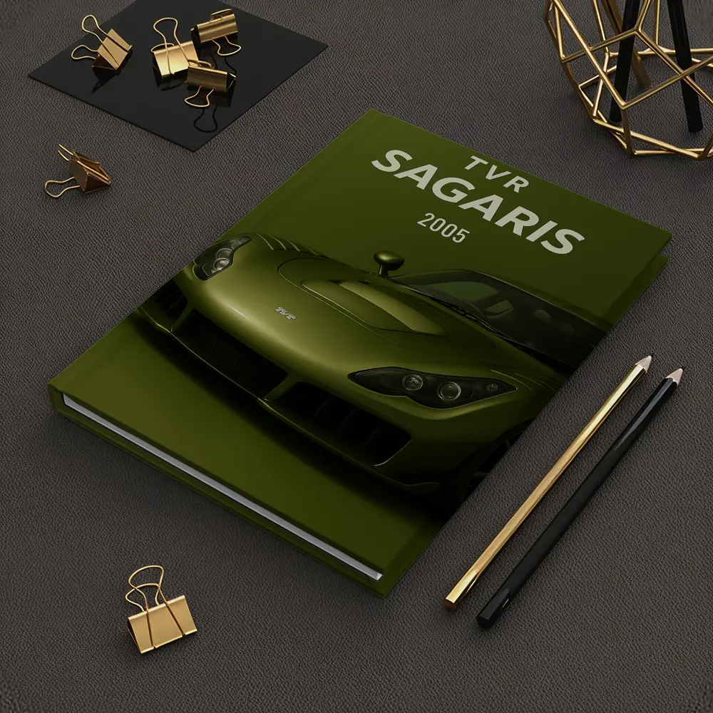 TVR Sagaris 2005 Green Sports Car – Notebooks