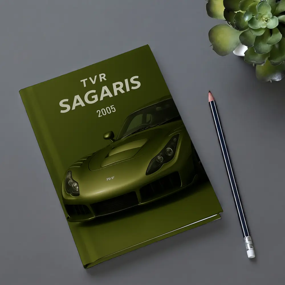 TVR Sagaris 2005 Green Sports Car – Notebooks