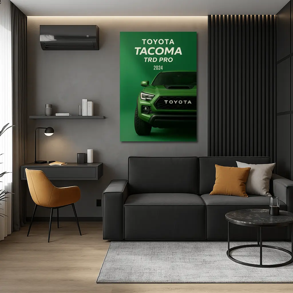 Toyota Tacoma TRD Pro Green Studio – Wall Art