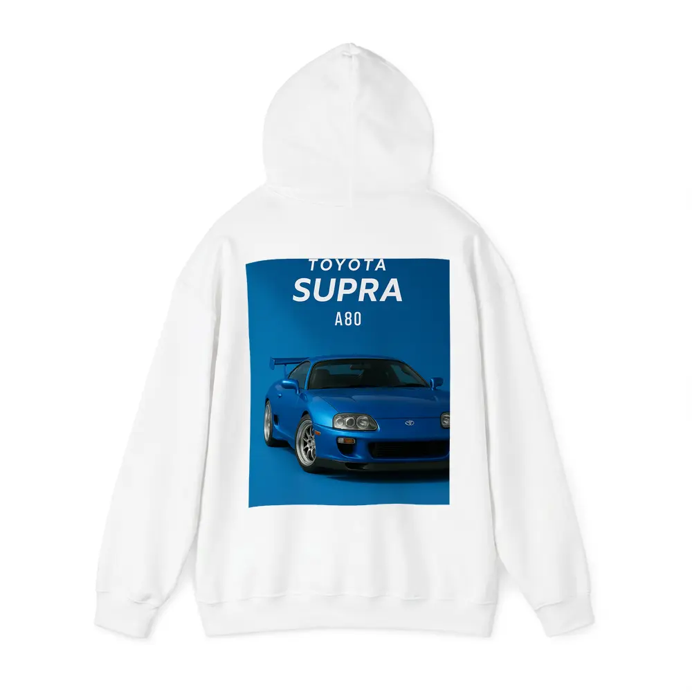 Toyota Supra A80 Blue Studio Art – Hoodies