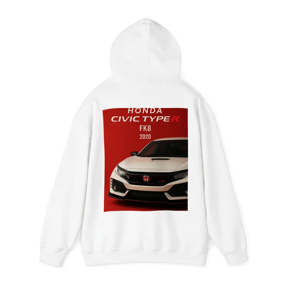 Honda Civic Type R FK8 Red Background – Hoodies