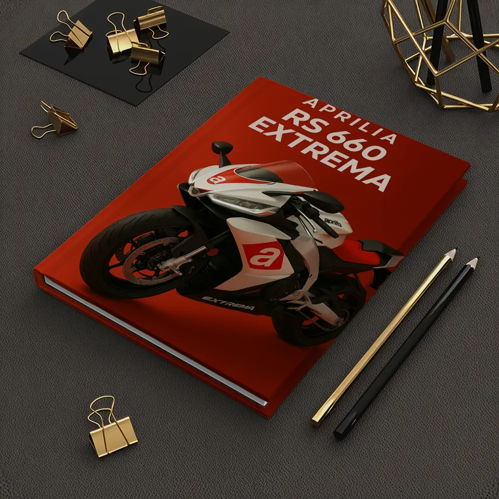 Aprilia RS 660 Extrema Red Background – Notebooks