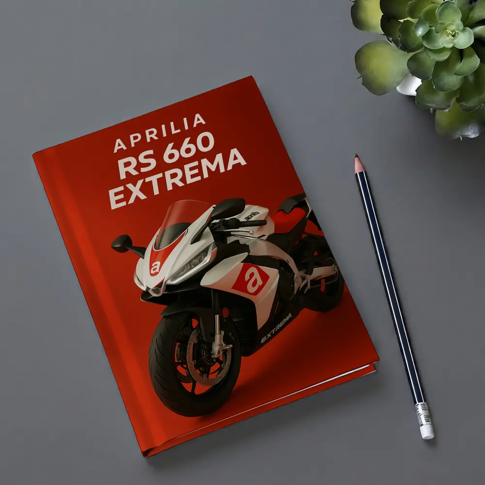 Aprilia RS 660 Extrema Red Background – Notebooks