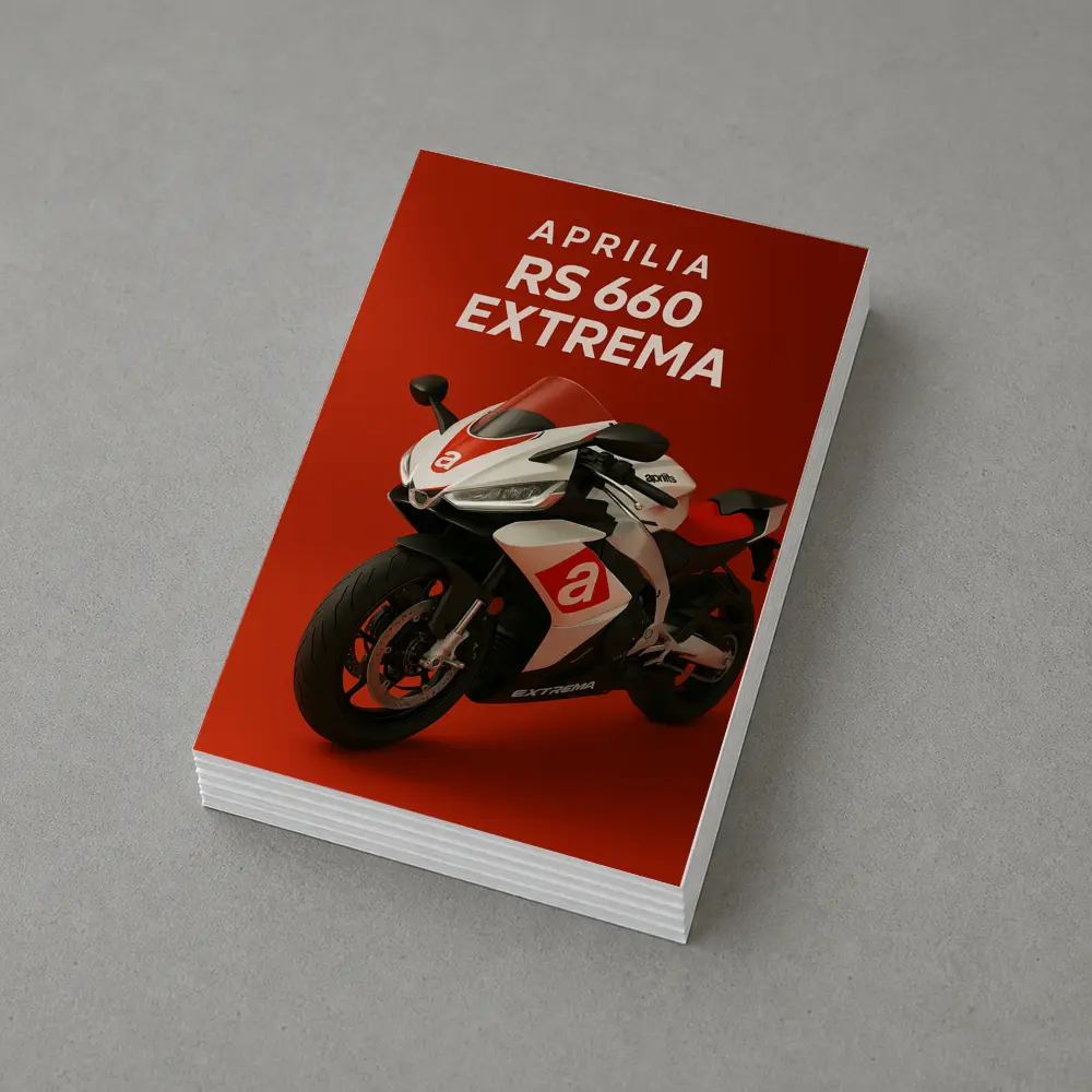 Aprilia RS 660 Extrema Red Background – Postcards