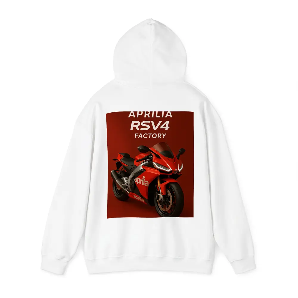 Aprilia RSV4 Factory Red Sport Bike – Hoodies