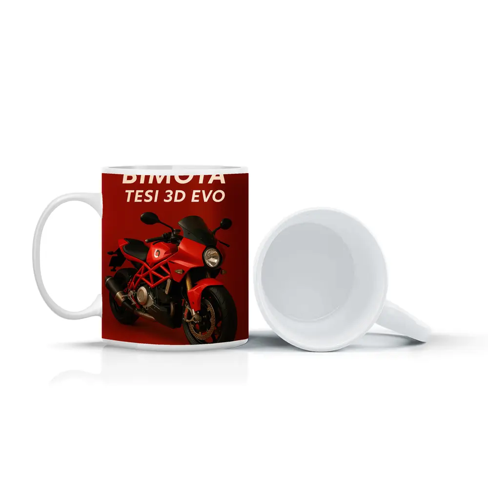 Bimota Tesi 3D Evo Red Motorcycle Art – Mugs