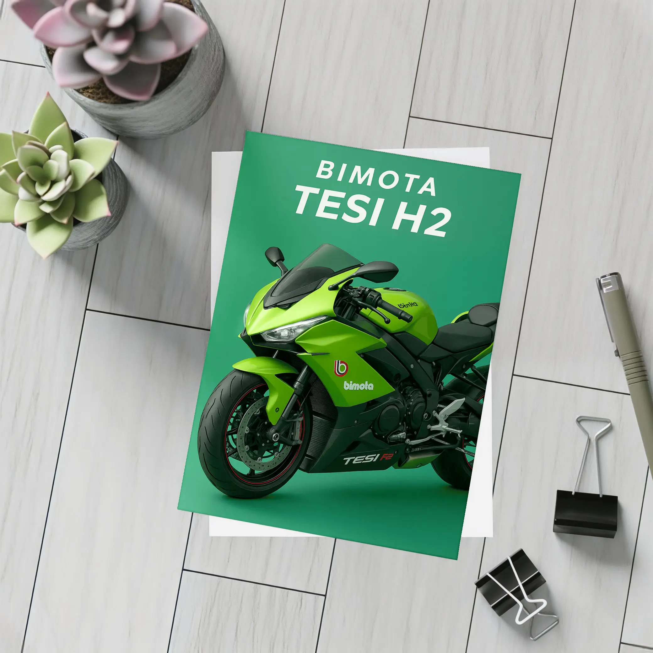 Bimota Tesi H2 Green Sport Bike – Postcards