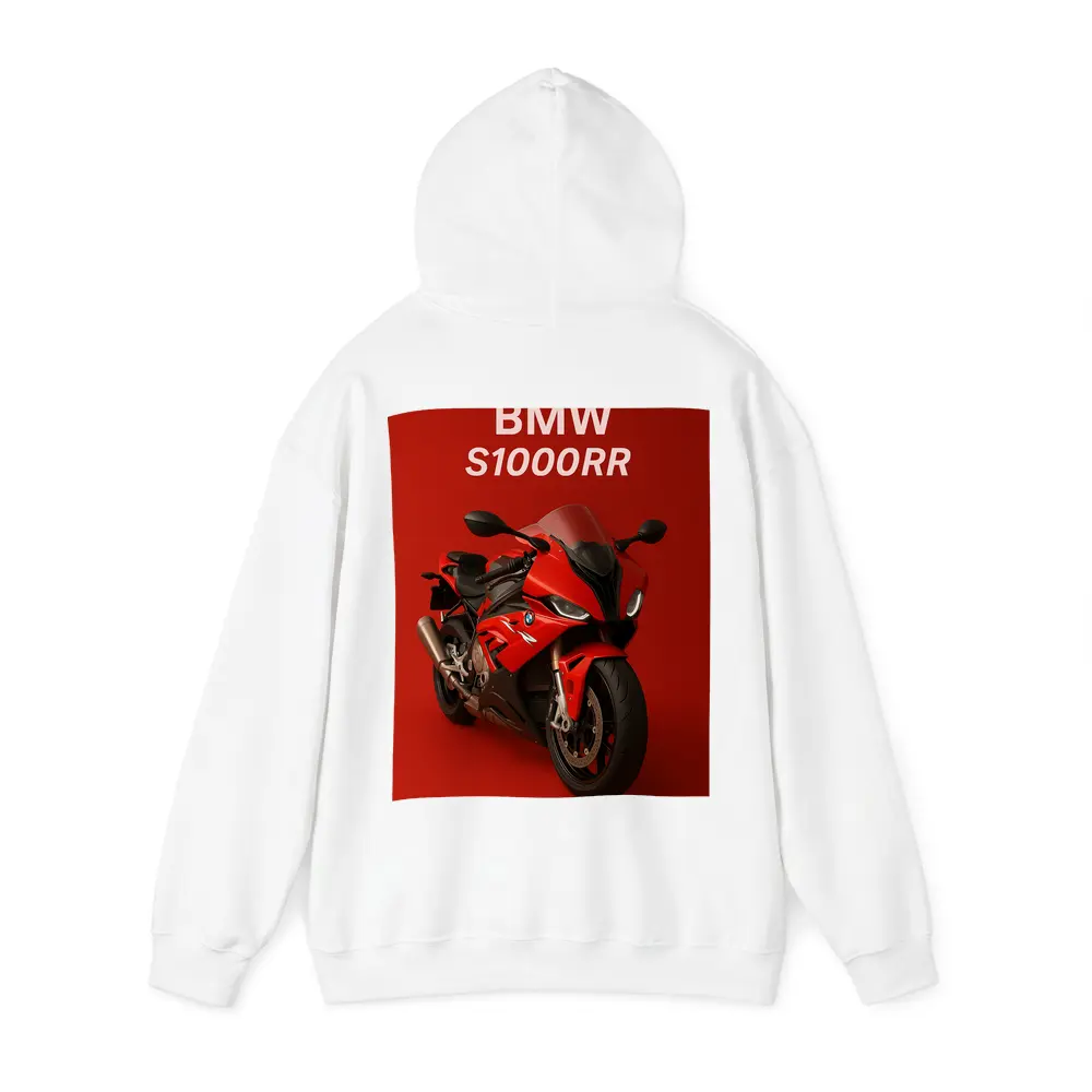 BMW S1000RR Red Sport Bike Art – Hoodies