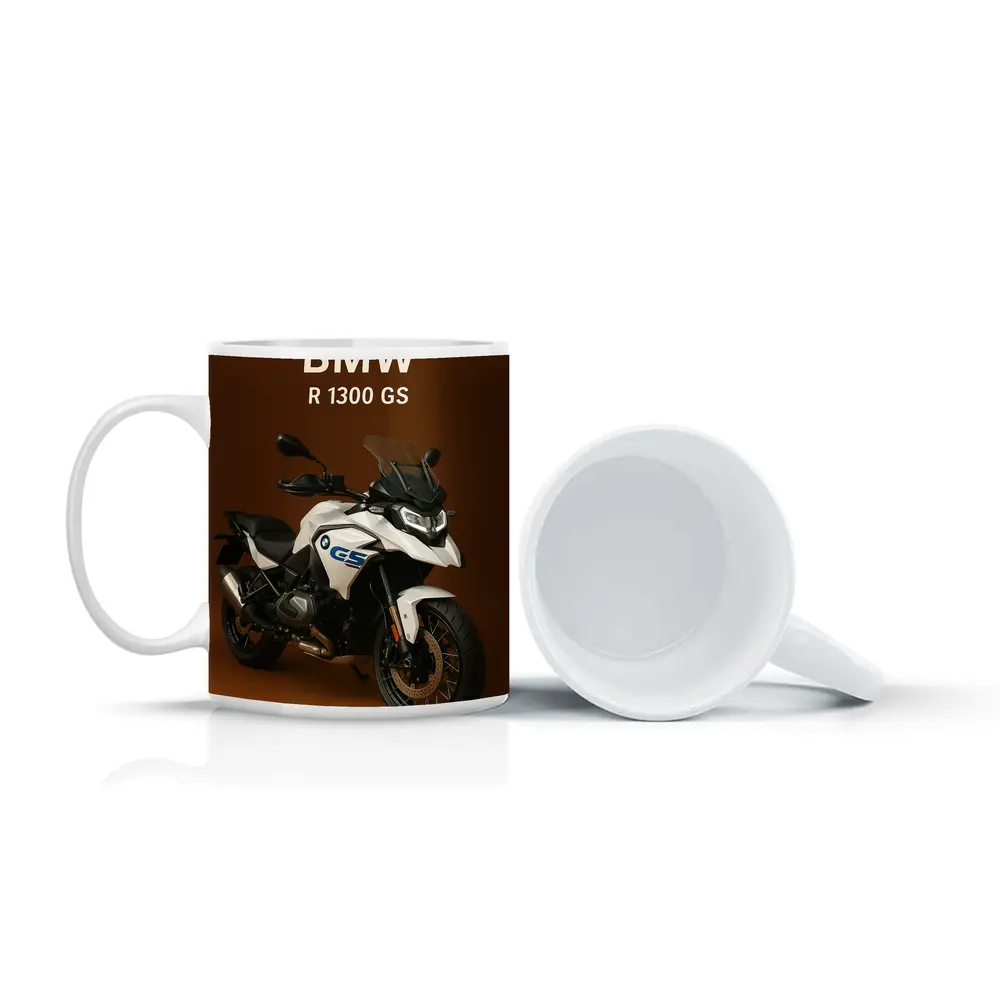 BMW R 1300 GS Adventure Motorcycle Brown Background – Mugs