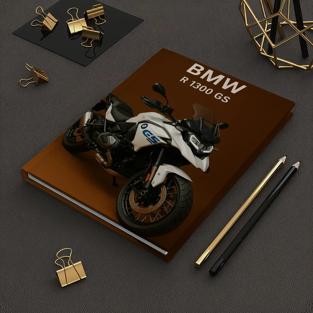 BMW R 1300 GS Adventure Motorcycle Brown Background – Notebooks