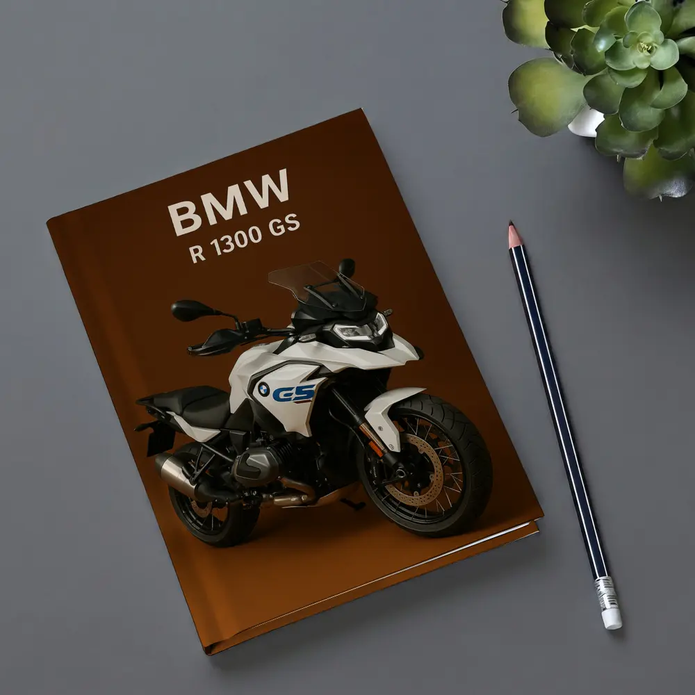 BMW R 1300 GS Adventure Motorcycle Brown Background – Notebooks