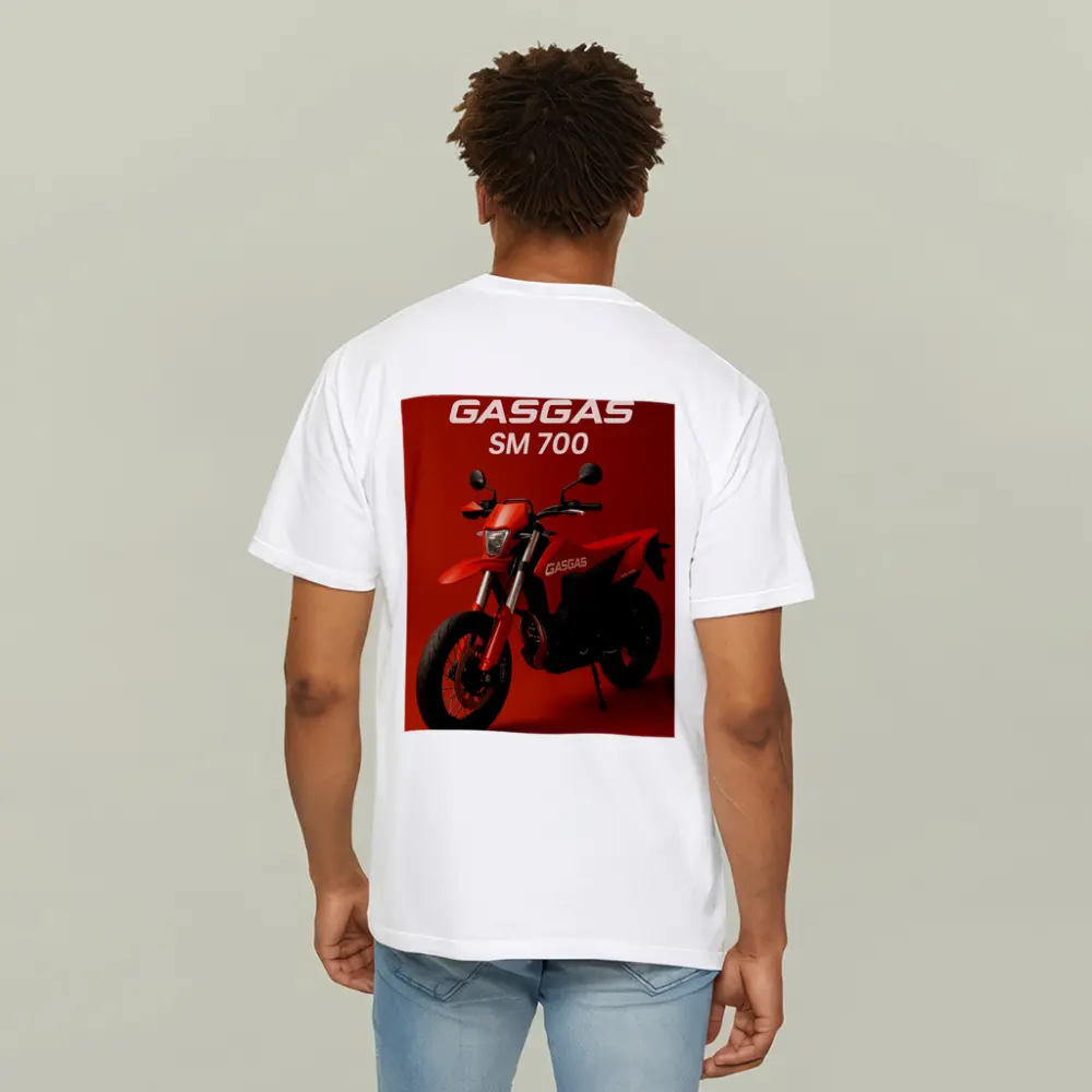 GASGAS SM 700 Motorcycle Red Background – T-Shirts