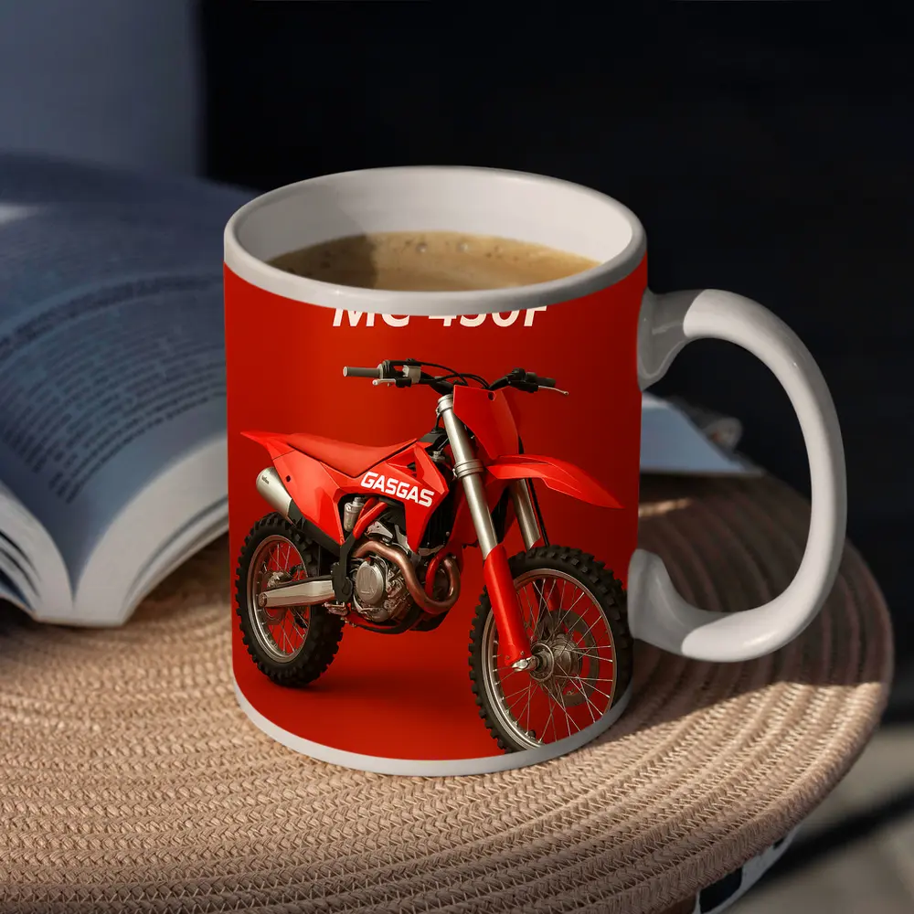 GASGAS MC 450F Red Motocross Dirt Bike – Mugs