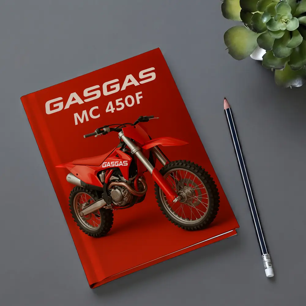 GASGAS MC 450F Red Motocross Dirt Bike – Notebooks