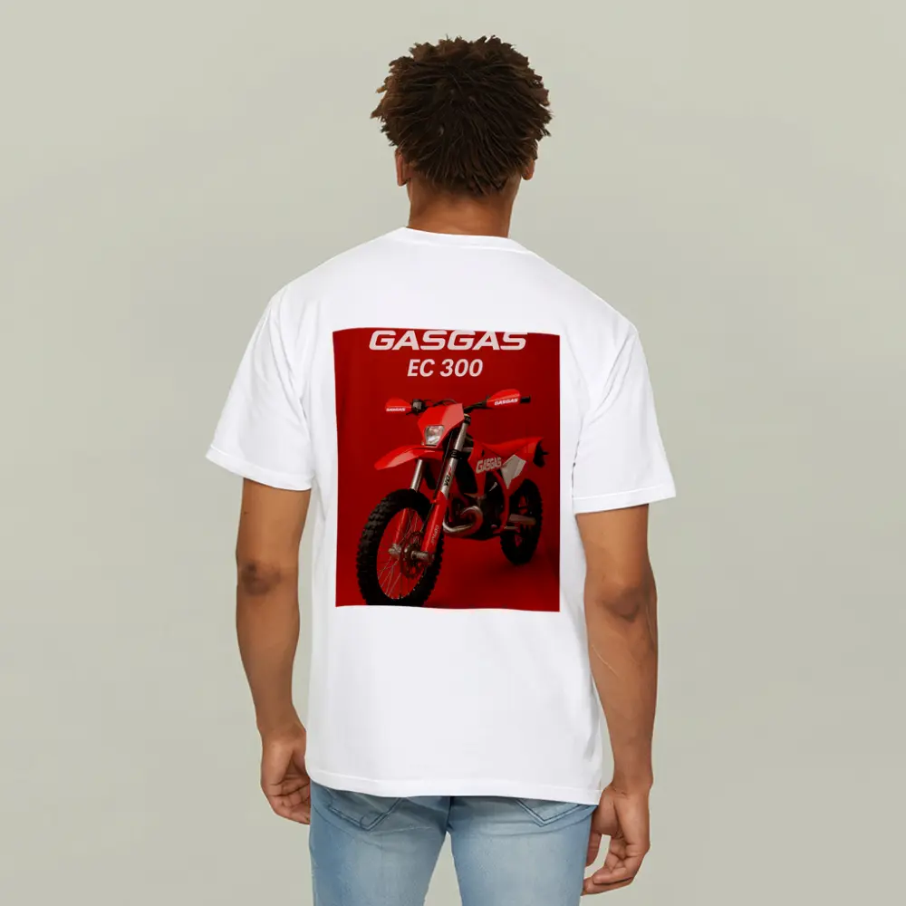GASGAS EC 300 Dirt Bike Red Background – T-Shirts