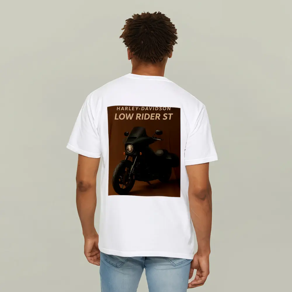 Harley Davidson Low Rider ST Brown Background – T-Shirts