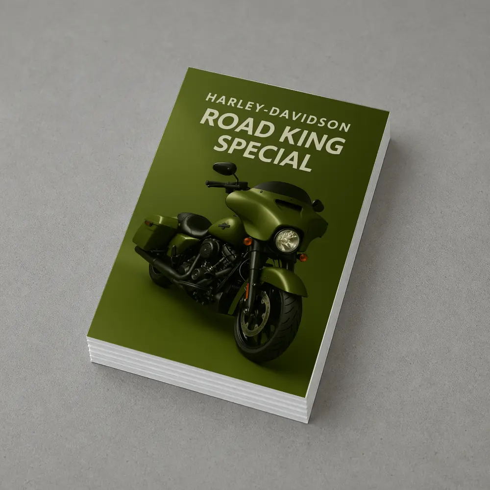 Harley Davidson Road King Special Olive Green – Postcards