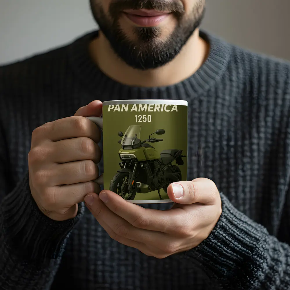 Harley Davidson Pan America Olive Green – Mugs