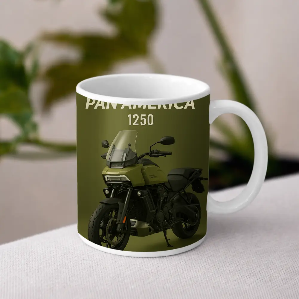 Harley Davidson Pan America Olive Green – Mugs