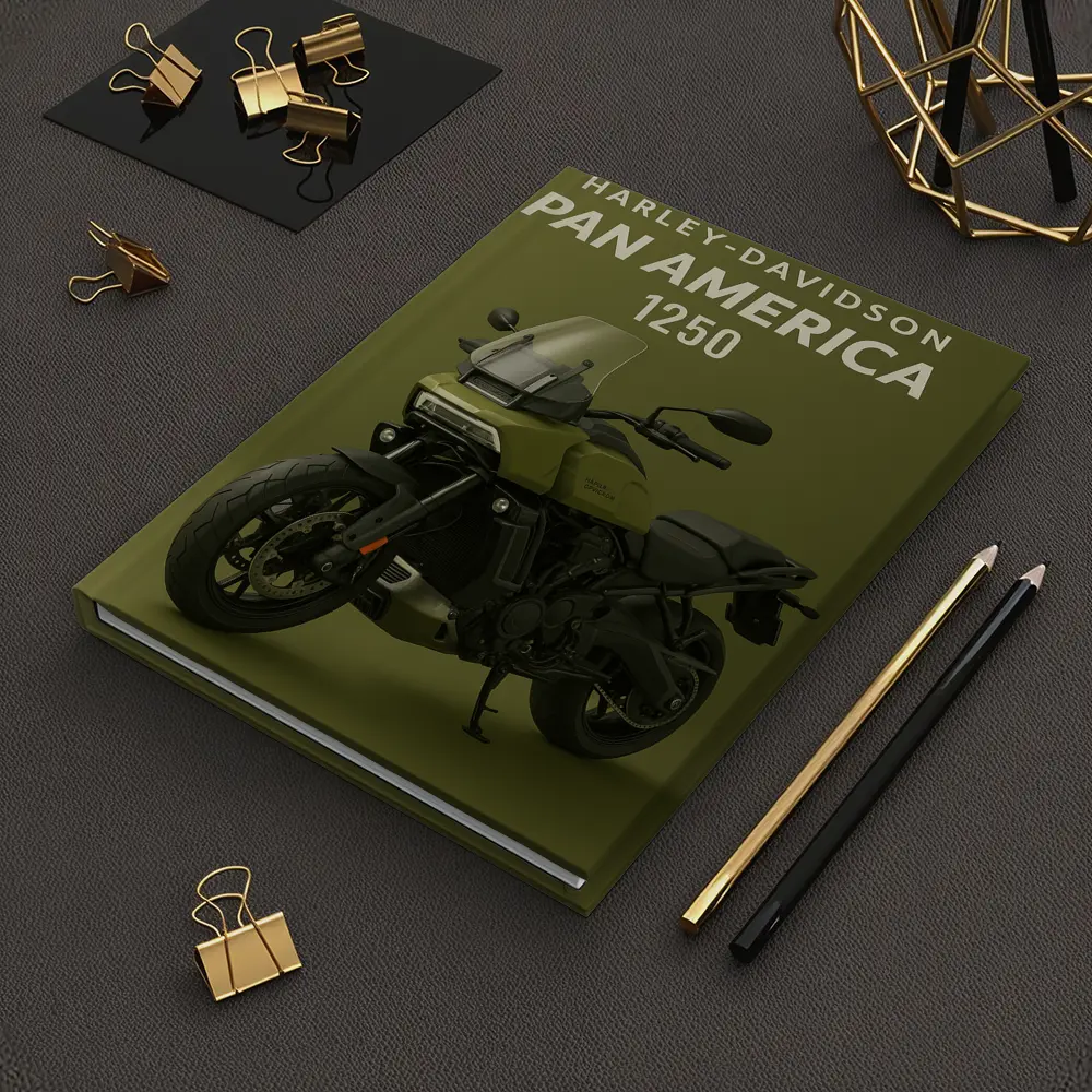 Harley Davidson Pan America Olive Green – Notebooks