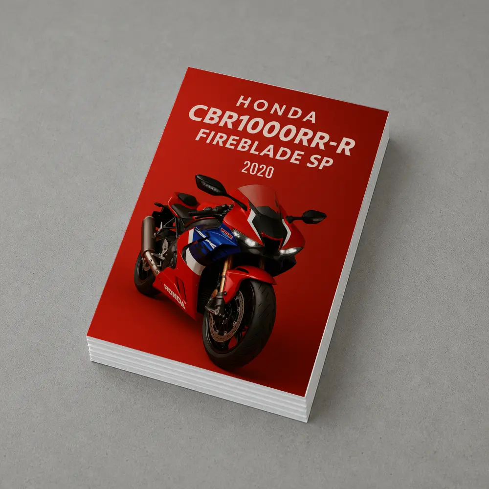 Honda CBR1000RR-R Fireblade SP Red Background – Postcards