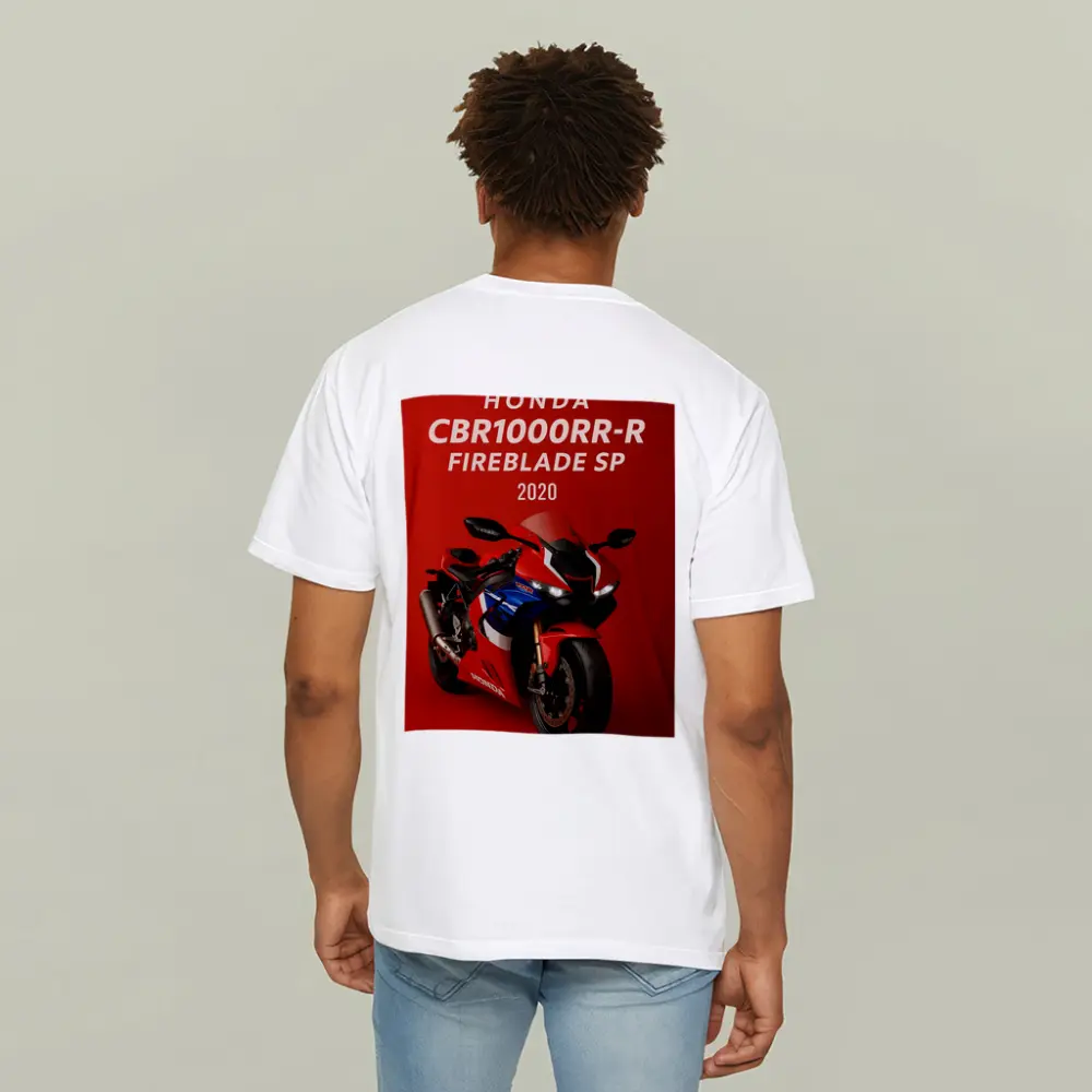 Honda CBR1000RR-R Fireblade SP Red Background – T-Shirts