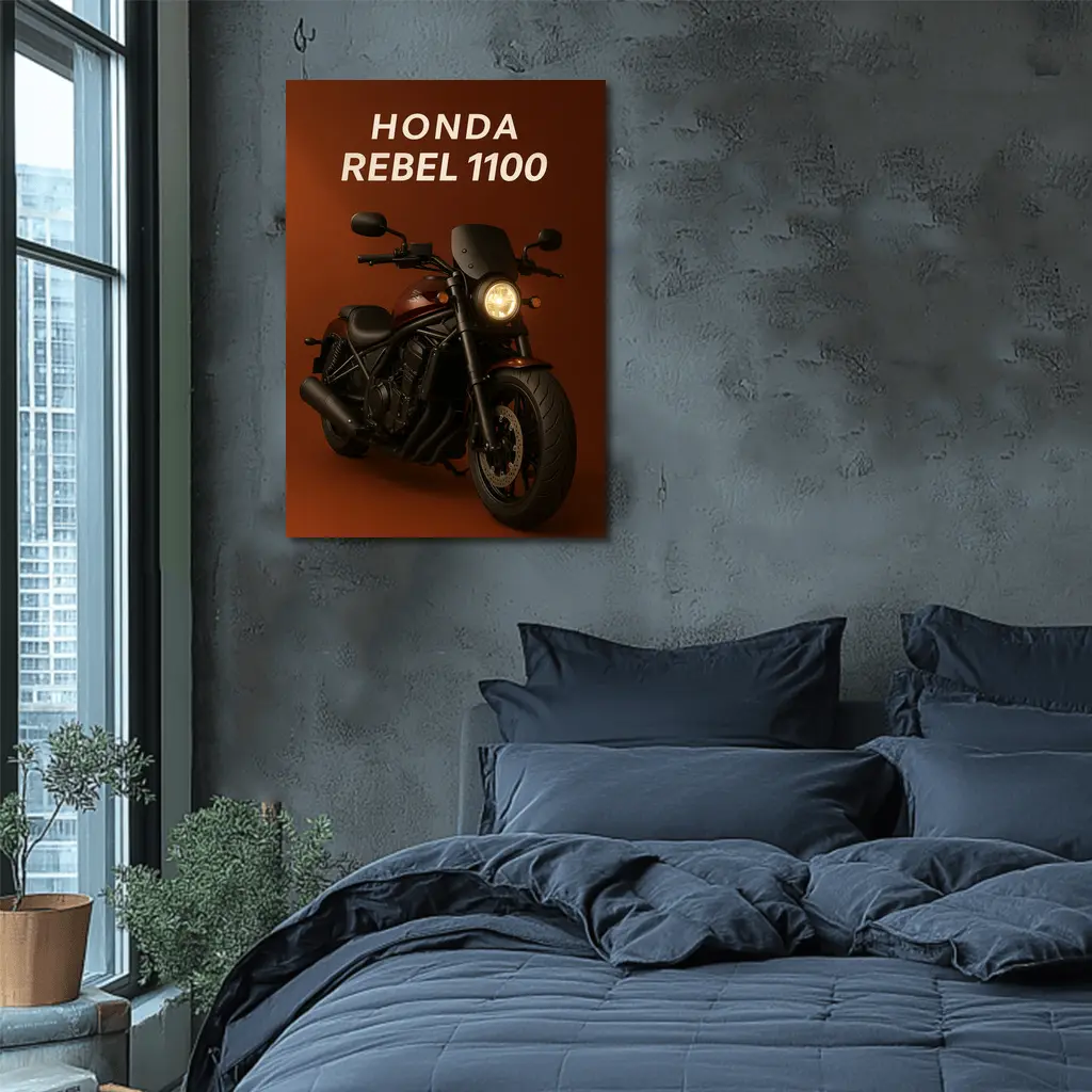 Honda Rebel 1100 Dark Brown Studio Art – Wall Art