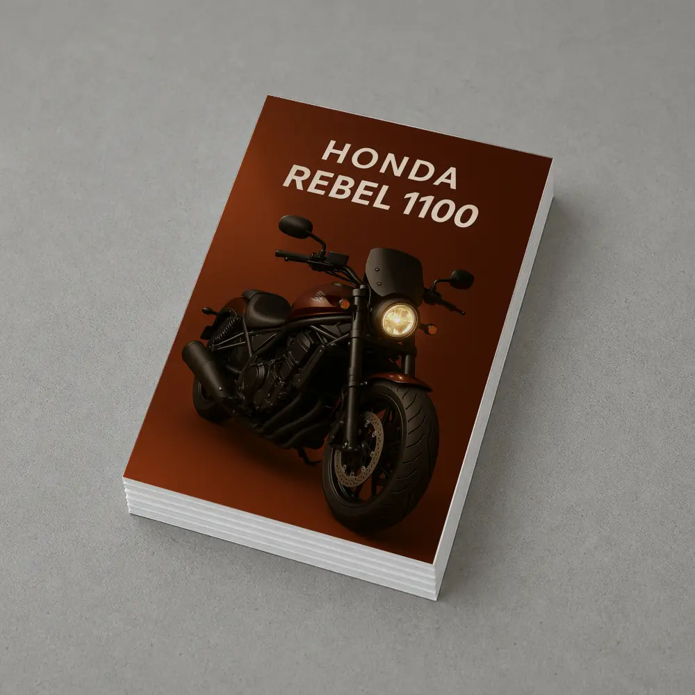 Honda Rebel 1100 Dark Brown Studio Art – Postcards