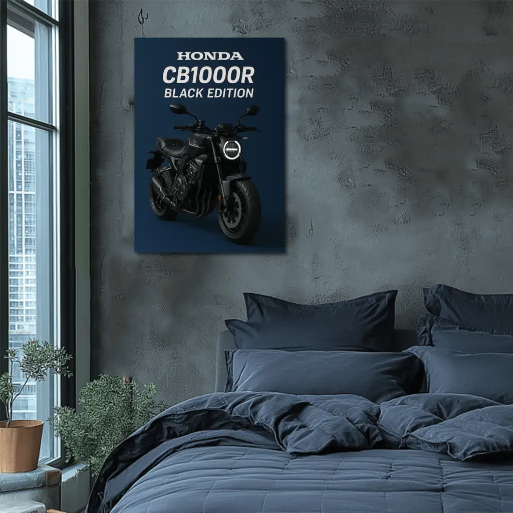 Honda CB1000R Black Edition Dark Background – Wall Art