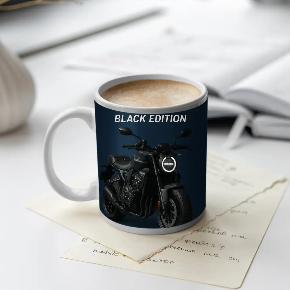 Honda CB1000R Black Edition Dark Background – Mugs